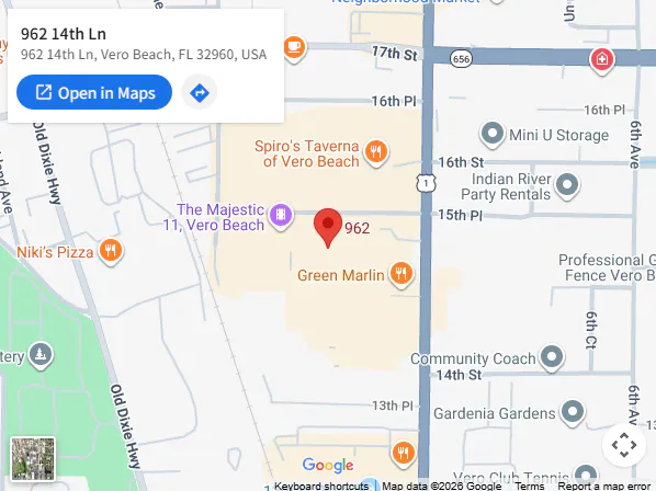Location, 962 14th Ln, Vero Beach, FL 32960, USA